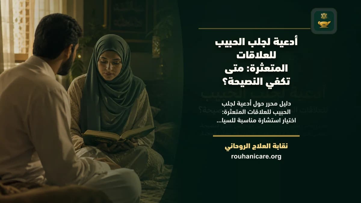 أدعية لجلب الحبيب للعلاقات المتعثرة: فهم روحاني هادئ بلا وعود مبالغ فيها