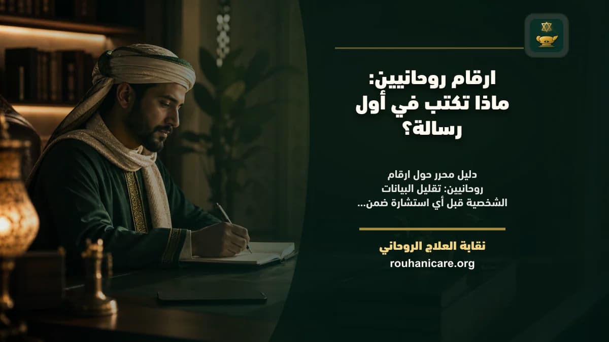 ارقام روحانيين: كيف تختار استشارة روحانية بخصوصية؟
