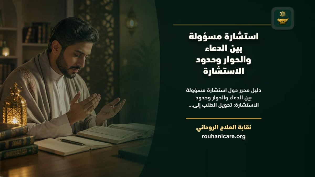 استشارة مسؤولة: دليل استشارة روحانية مسؤولة