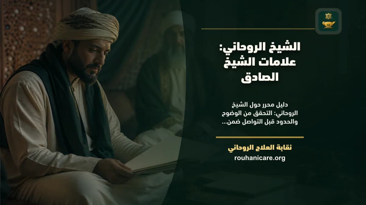 الشيخ الروحاني: استشارة روحانية موثوقة وسرية