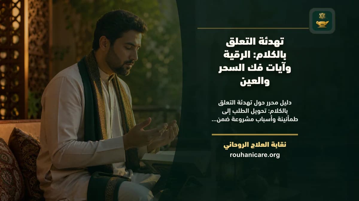 تهدئة التعلق بالكلام: دليل استشارة روحانية مسؤولة