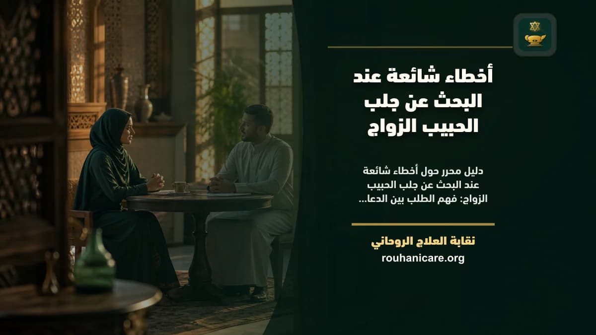 جلب الحبيب الزواج: استشارة روحانية للصلح والسكينة