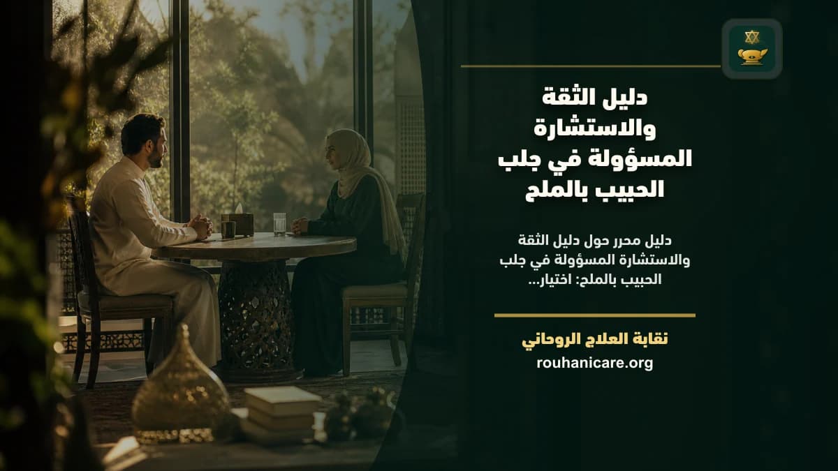 جلب الحبيب بالملح: استشارة روحانية للصلح والسكينة