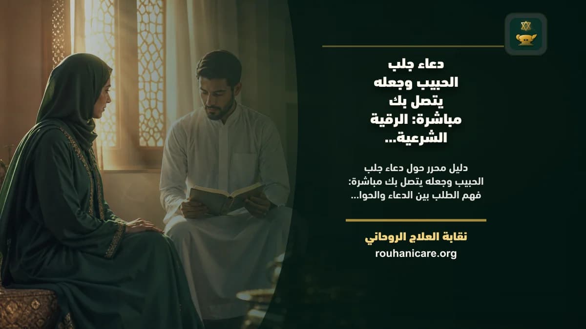 دعاء جلب الحبيب وجعله يتصل بك مباشره: فهم روحاني هادئ بلا وعود مبالغ فيها
