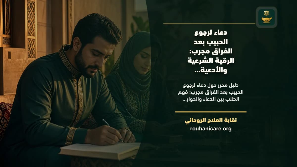 دعاء لرجوع الحبيب بعد الفراق مجرب: فهم روحاني هادئ بلا وعود مبالغ فيها