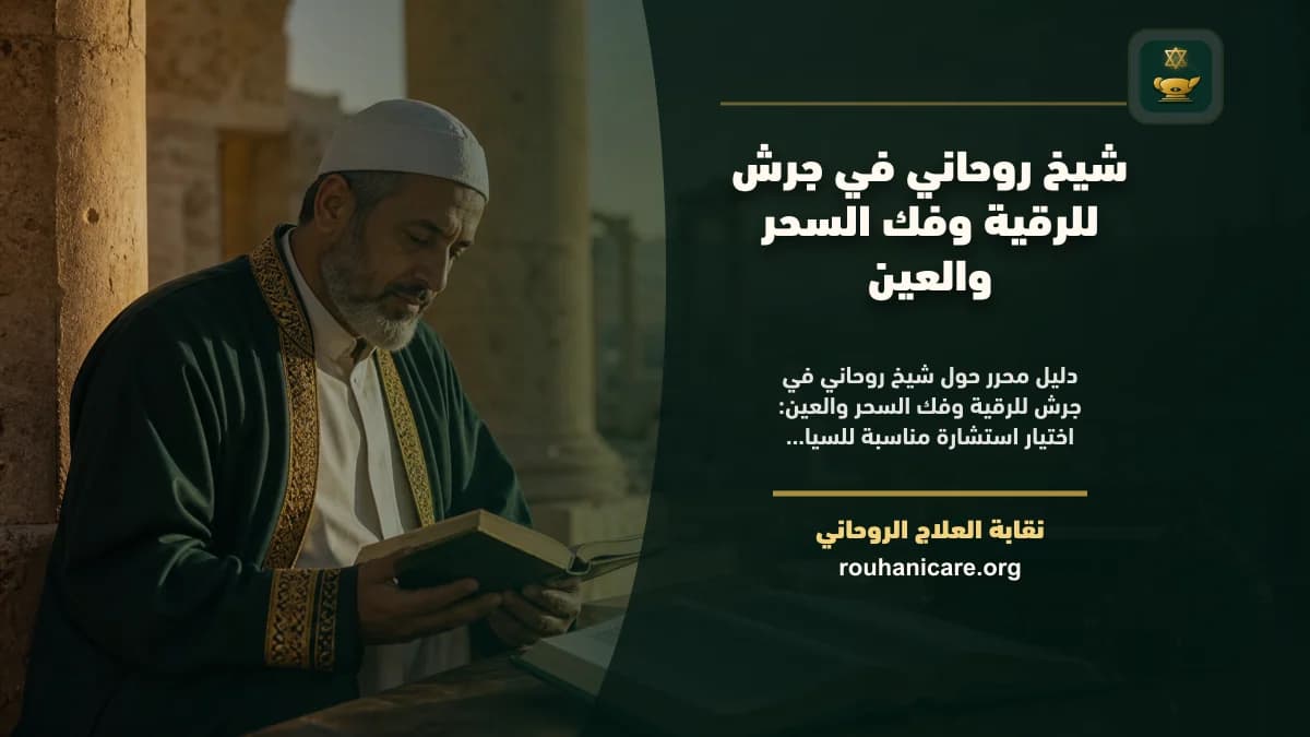شيخ روحاني في جرش: دليل اختيار هادئ ومسؤول