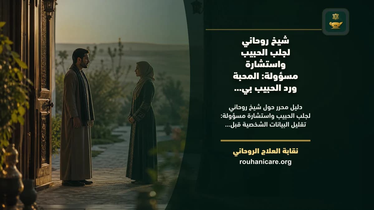 شيخ روحاني لجلب الحبيب واستشارة مسؤولة: كيف تختار استشارة روحانية بخصوصية؟