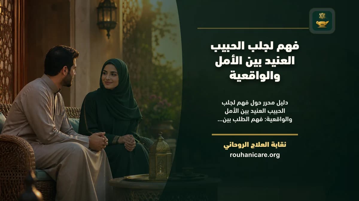 لجلب الحبيب العنيد: استشارة روحانية للصلح والسكينة