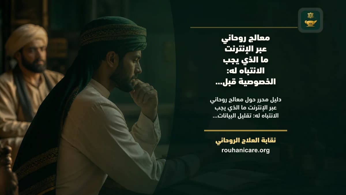 معالج روحاني عبر الإنترنت ما الذي يجب الانتباه له: استشارة روحانية موثوقة وسرية