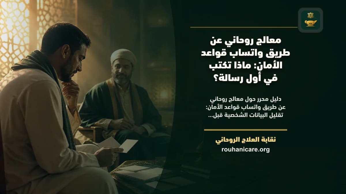 معالج روحاني عن طريق واتساب قواعد الأمان: كيف تختار استشارة روحانية بخصوصية؟