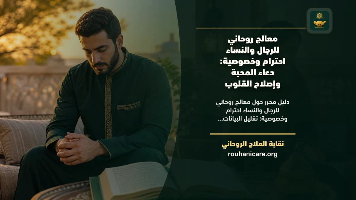 معالج روحاني للرجال والنساء احترام وخصوصية: دليل اختيار هادئ ومسؤول