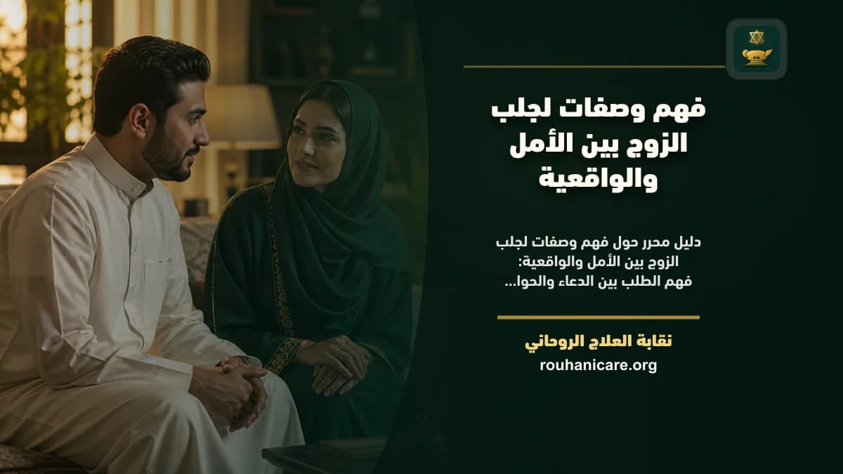 وصفات لجلب الزوج: استشارة روحانية للصلح والسكينة