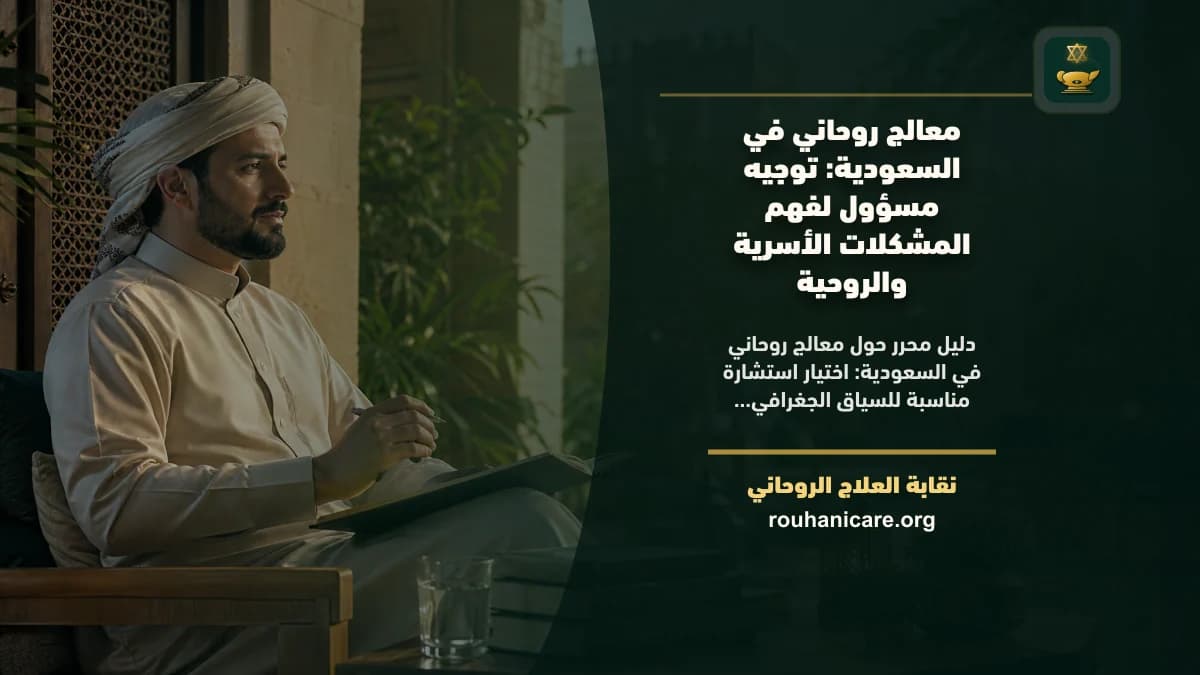 معالج روحاني في السعودية: خطوات هادئة لاختيار مسؤول