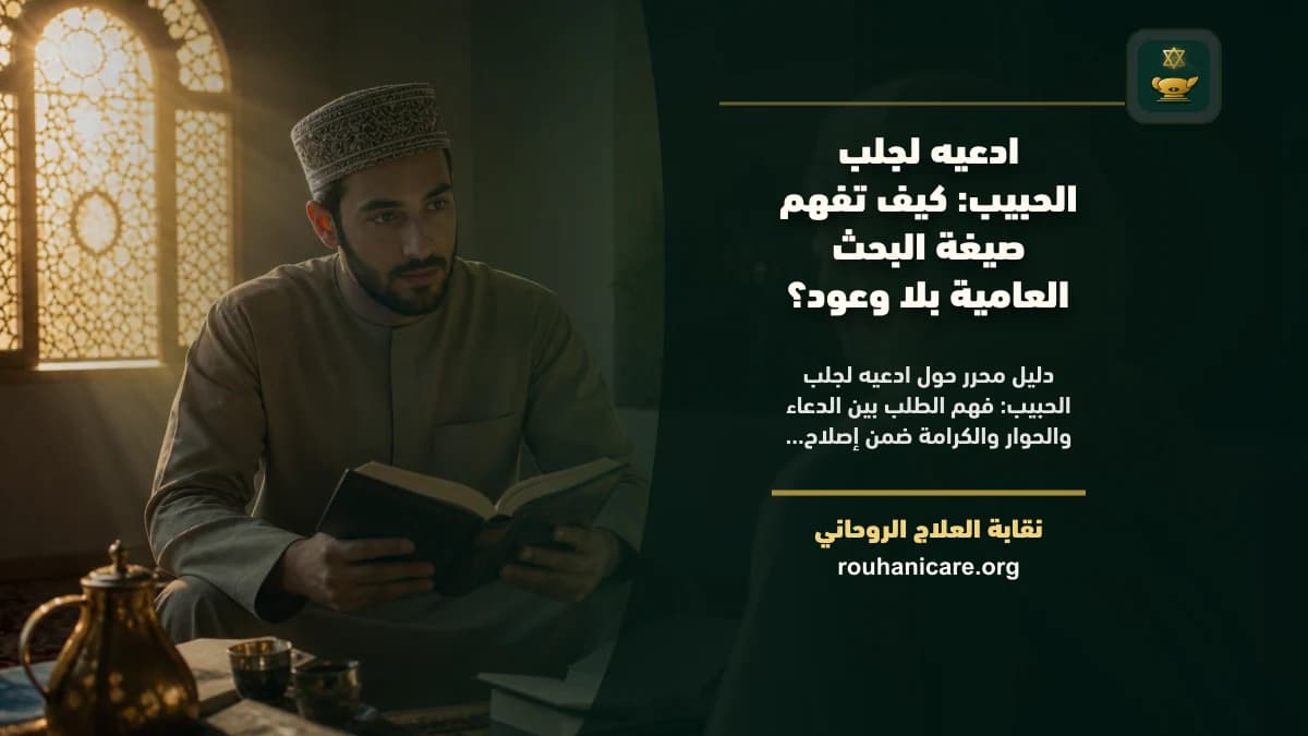 ادعيه لجلب الحبيب بصيغة عامية: استشارة روحانية للصلح والسكينة