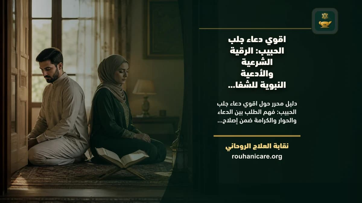 اقوي دعاء جلب الحبيب: فهم روحاني هادئ بلا وعود مبالغ فيها