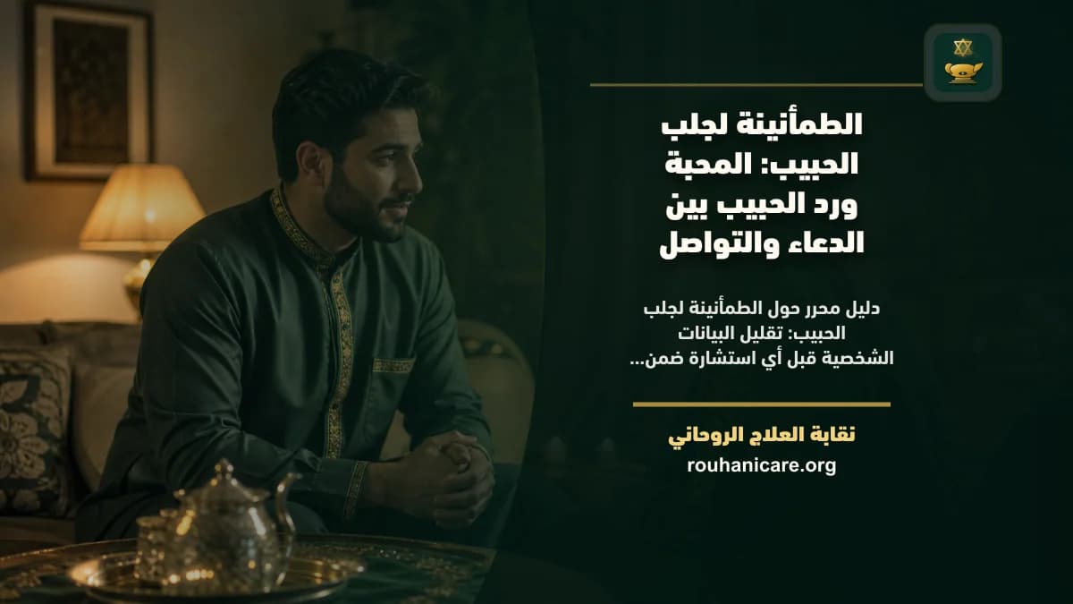 الطمأنينة لجلب الحبيب: استشارة روحانية للصلح والسكينة