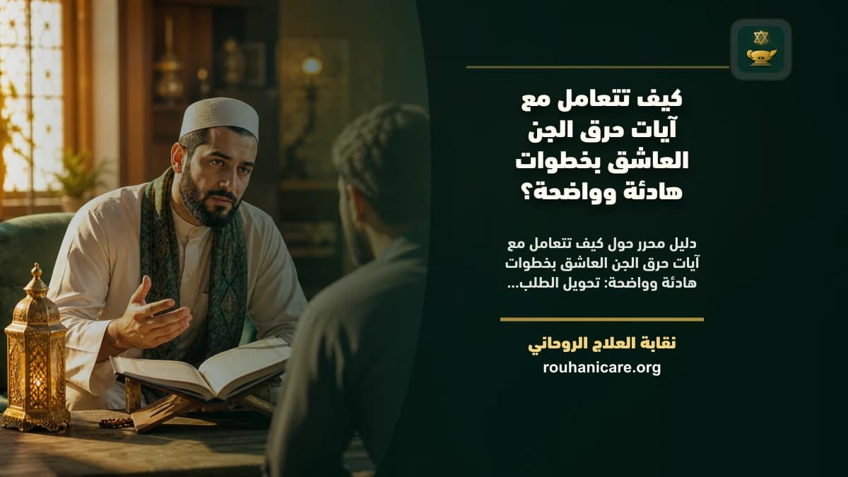 آيات حرق الجن العاشق: فهم روحاني هادئ بلا وعود مبالغ فيها