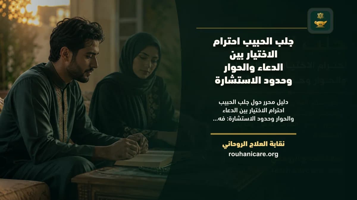 جلب الحبيب احترام الاختيار: استشارة روحانية للصلح والسكينة