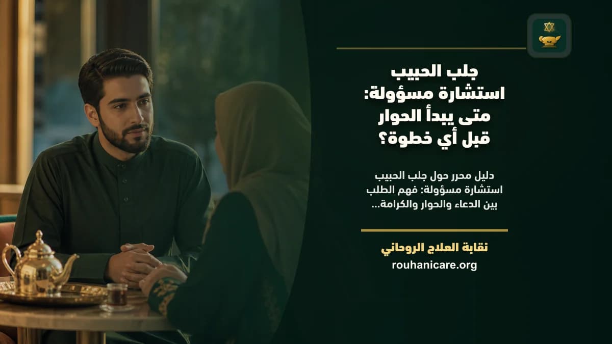 جلب الحبيب استشارة مسؤولة: دعم روحاني للصلح والسكينة