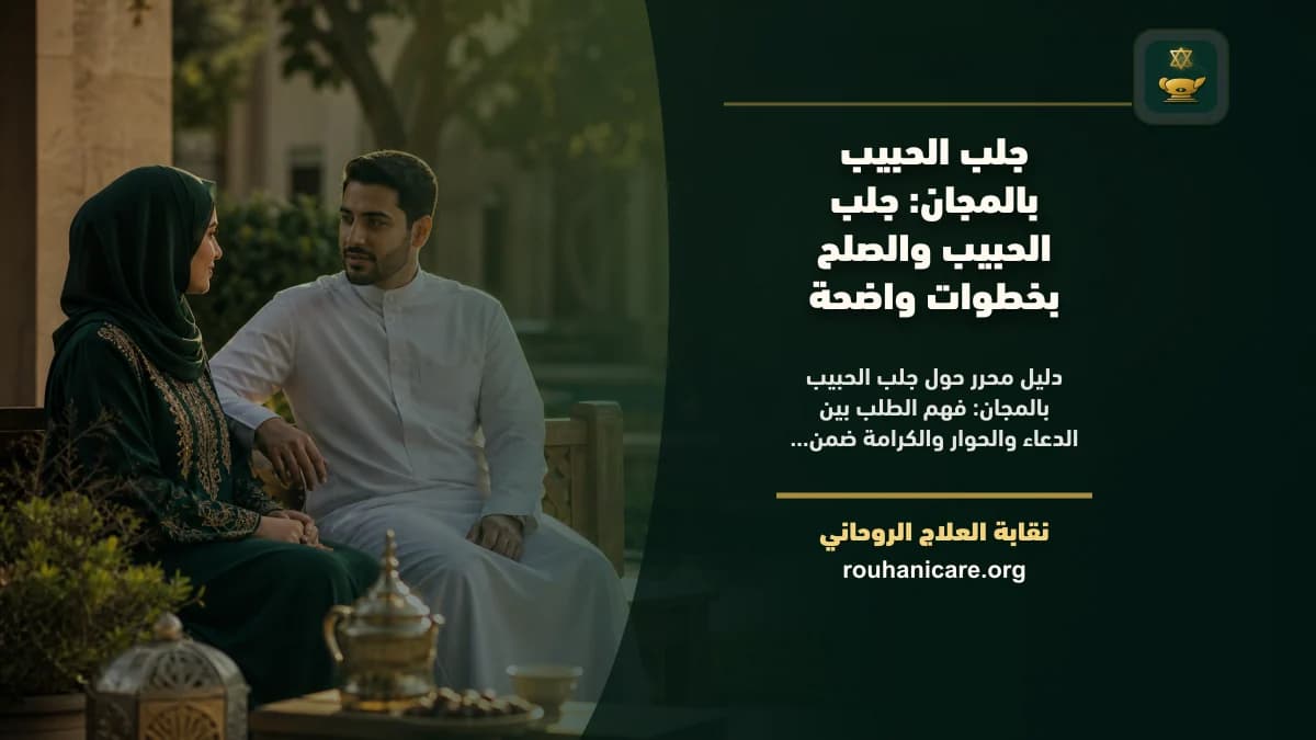 جلب الحبيب بالمجان: استشارة روحانية للصلح والسكينة