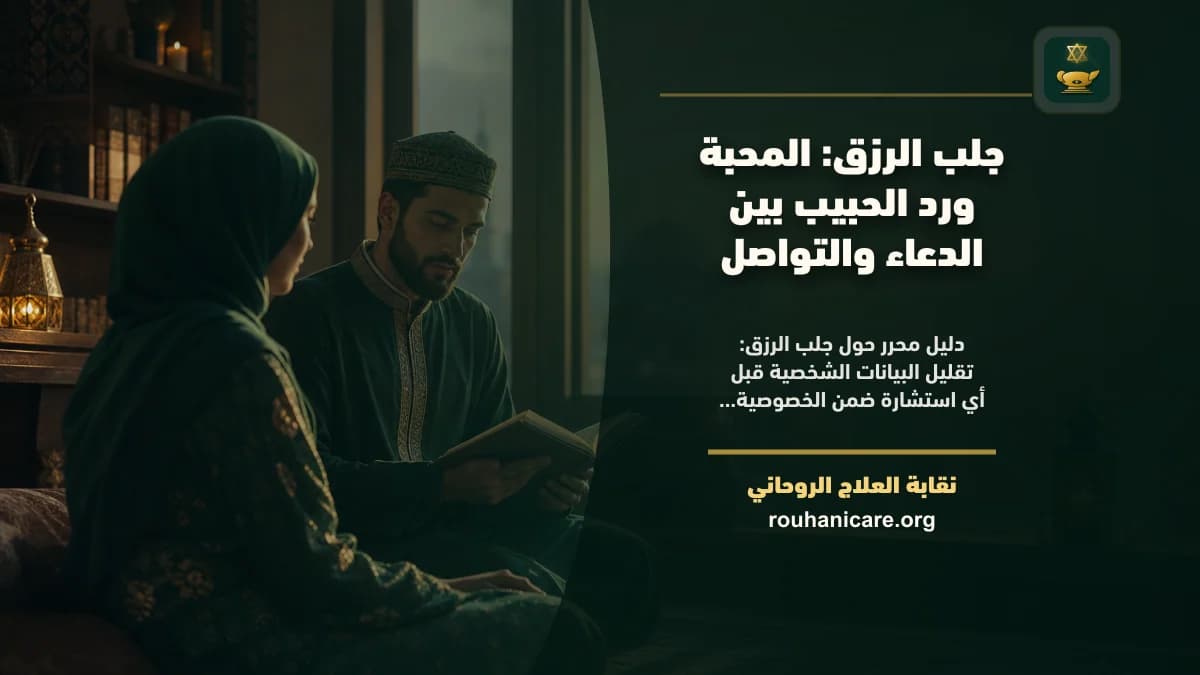 جلب الرزق: استشارة روحانية للصلح والسكينة