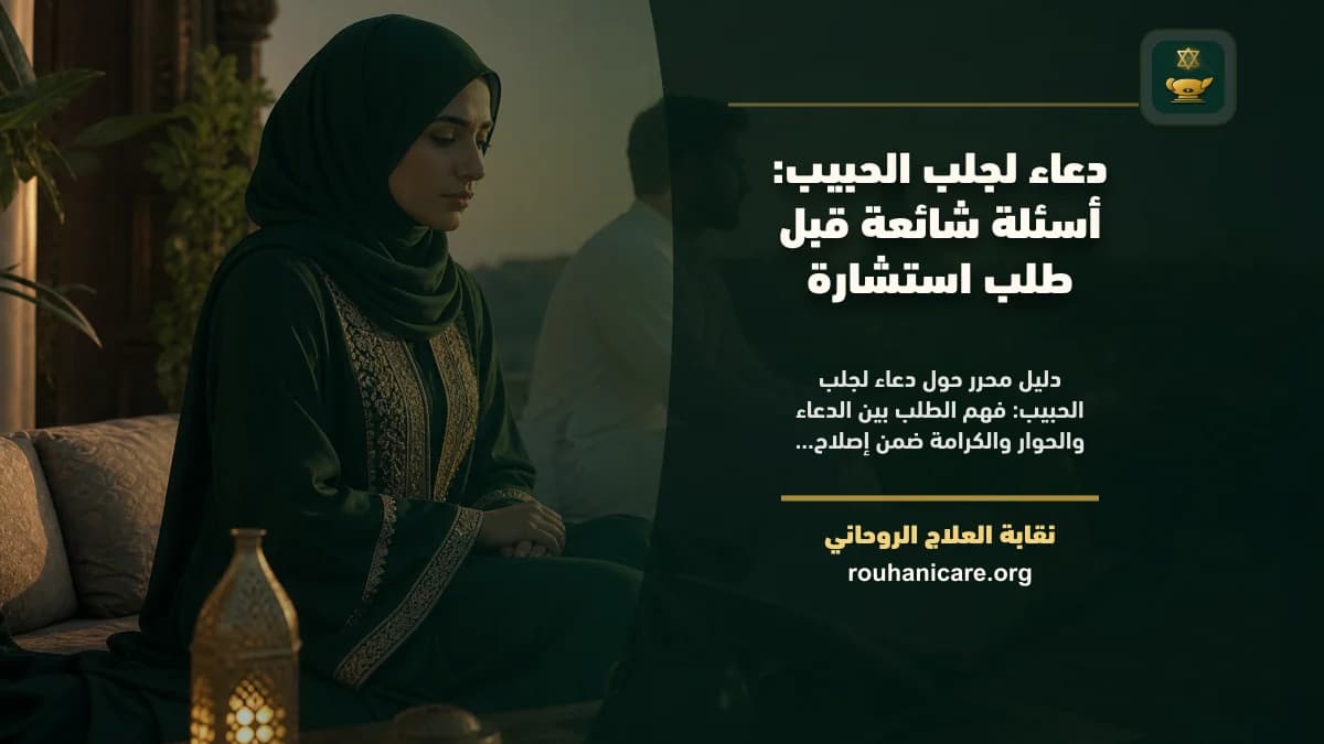 دعاء لجلب الحبيب اسئلة شائعة: فهم روحاني هادئ بلا وعود مبالغ فيها