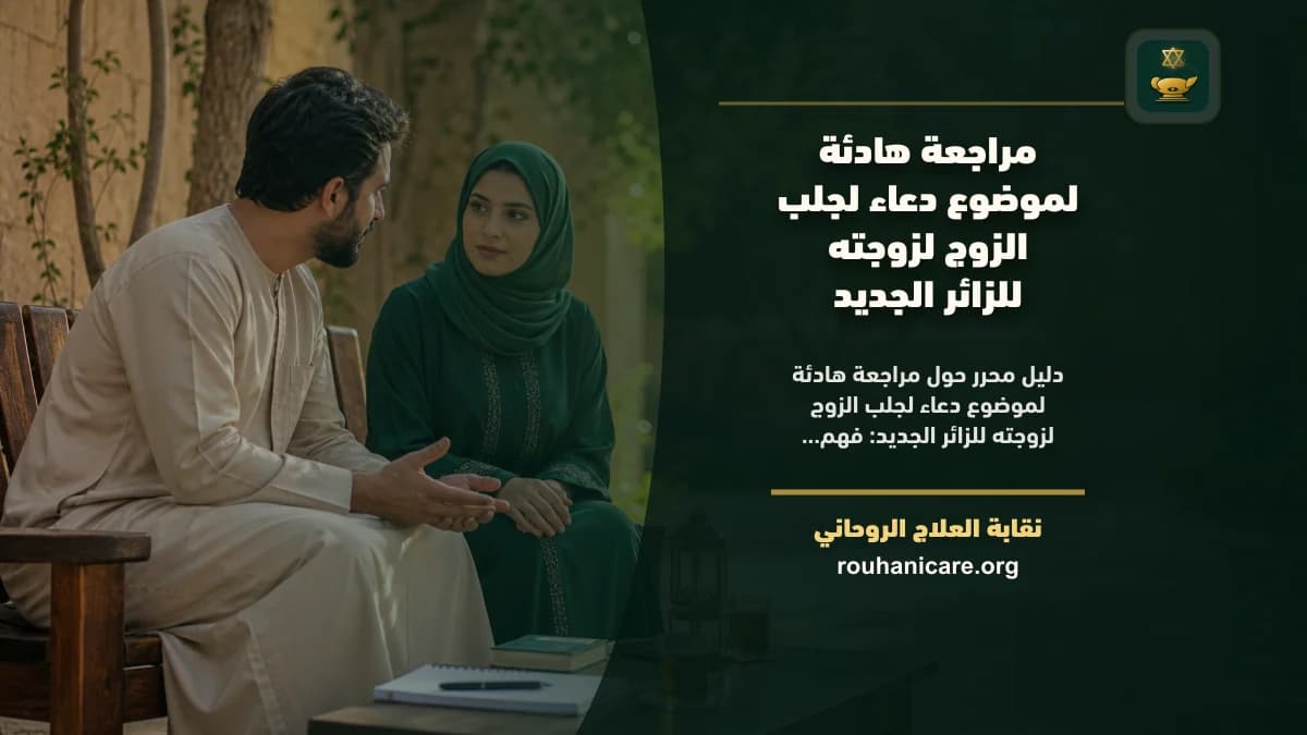 دعاء لجلب الزوج لزوجته: مقاربة روحانية متزنة بلا وعود زائفة