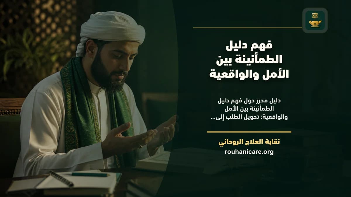 دليل الطمأنينة: دليل استشارة روحانية مسؤولة