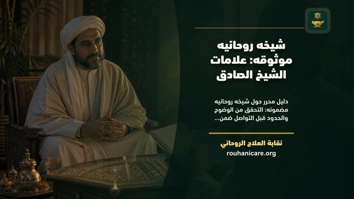 شيخة روحانية مضمونه: فهم معنى الثقة بلا وعود