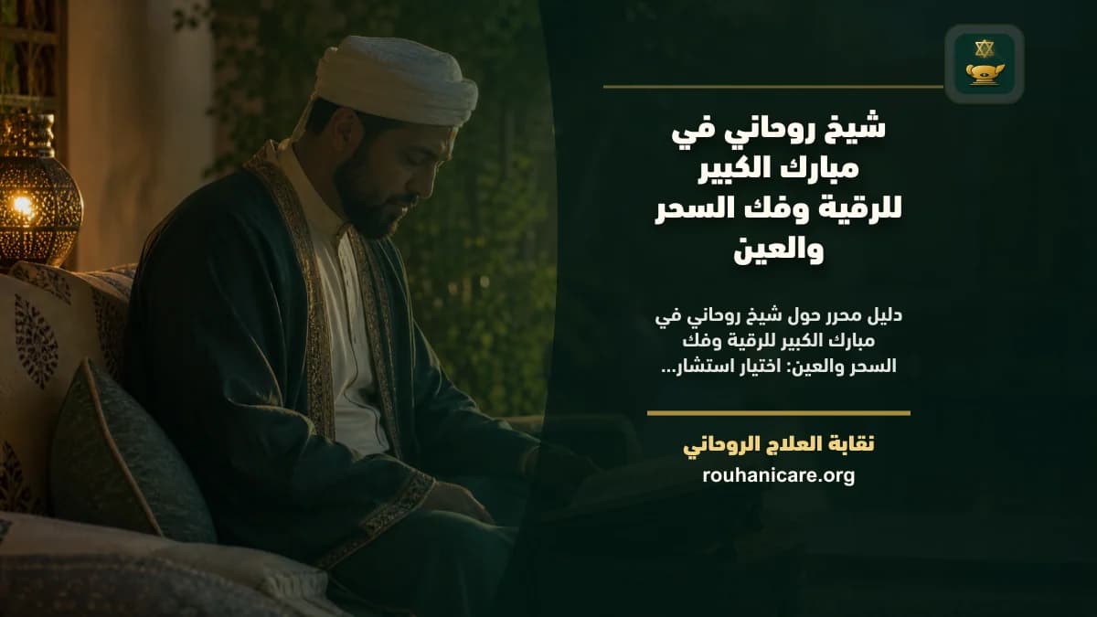 شيخ روحاني في مبارك الكبير: دليل اختيار هادئ ومسؤول