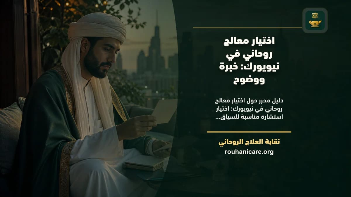 شيخ روحاني في نيويورك: استشارة روحانية موثوقة وسرية