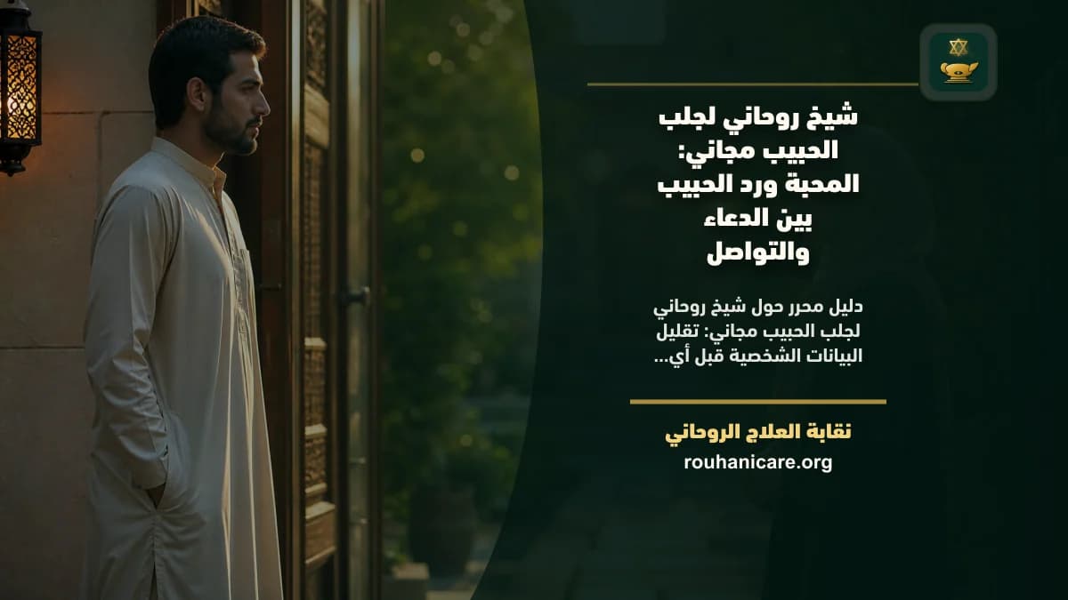 شيخ روحاني لجلب الحبيب مجاني: دليل اختيار هادئ ومسؤول