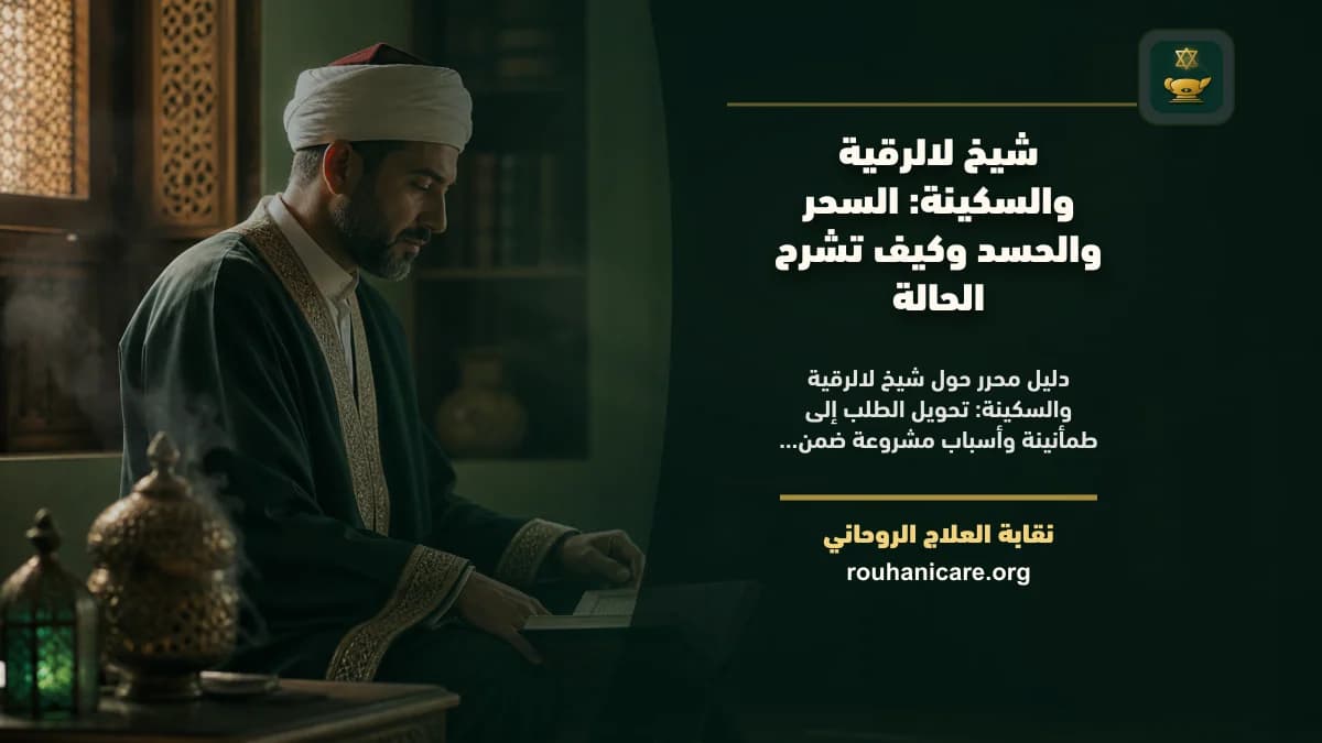 شيخ لالرقية والسكينة: كيف تختار استشارة روحانية بخصوصية؟