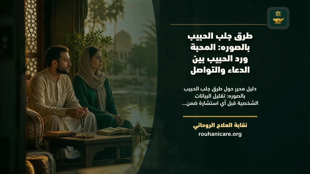 طرق جلب الحبيب بالصوره: استشارة روحانية للصلح والسكينة