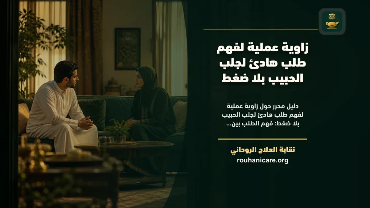 طلب هادئ لجلب الحبيب: استشارة روحانية للصلح والسكينة