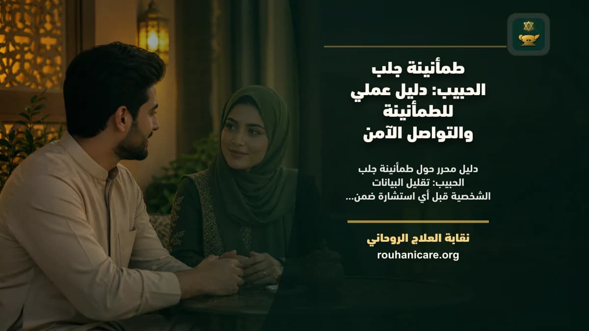 طمأنينة جلب الحبيب: استشارة روحانية للصلح والسكينة