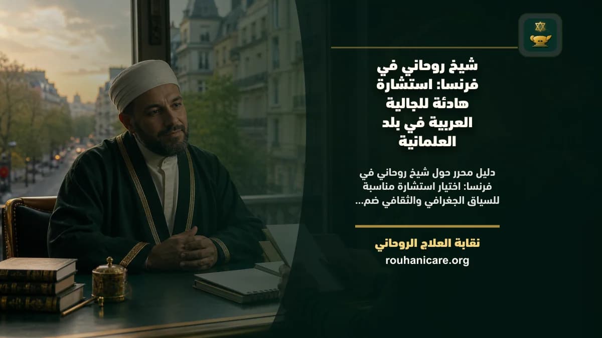 شيخ روحاني في فرنسا: استشارة روحية سرية وموثوقة