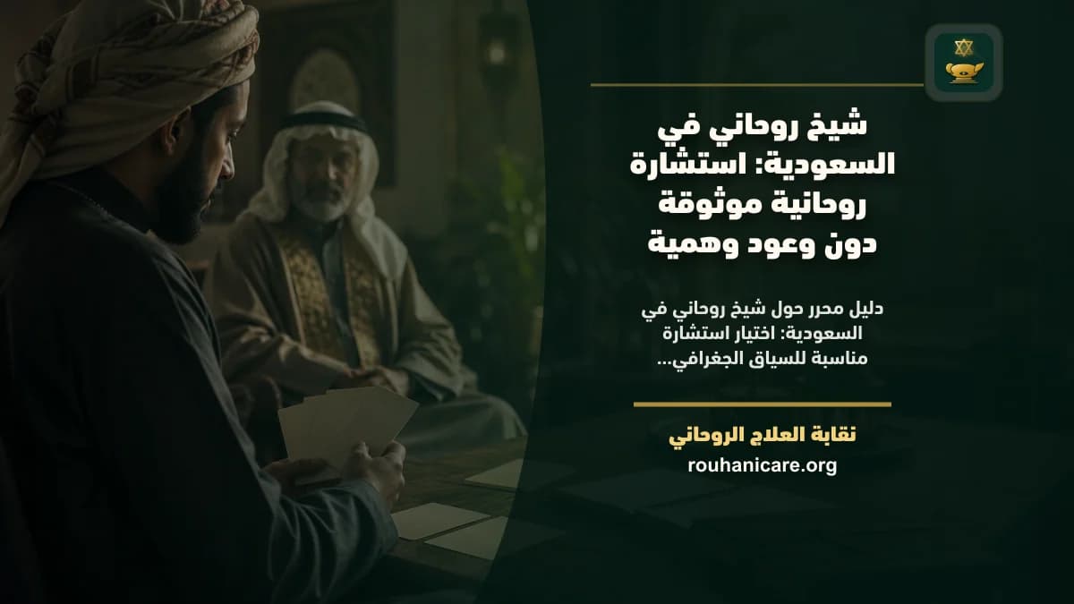 شيخ روحاني في السعودية: كيف تختار استشارة روحانية بسرية وراحة بال؟
